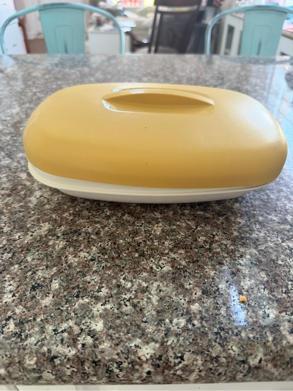 Vintage Tupperware Harvest Gold 3-Piece Microwave Vegetable Steamer Set 1273
